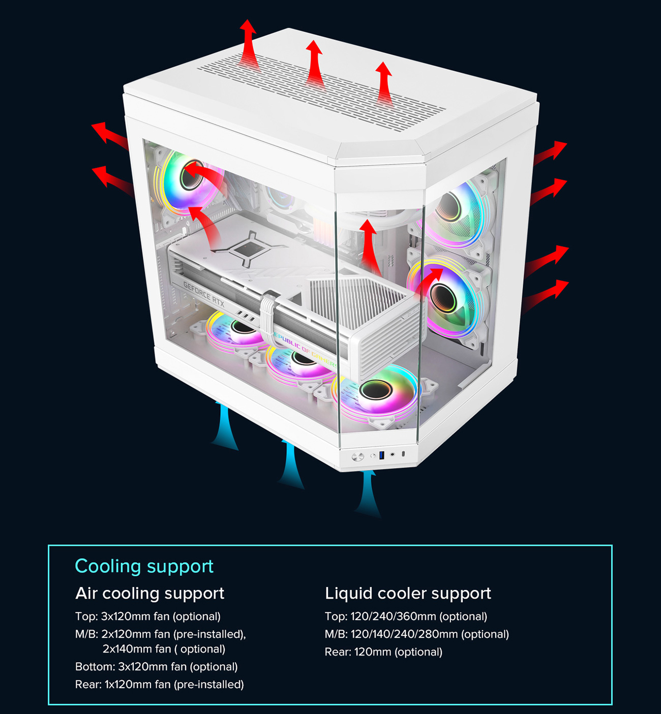 GAMEMAX HYPE Premium ATX Mid-Tower PC case